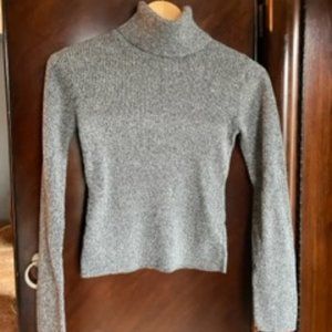 Gray Marled Turtleneck Size Small